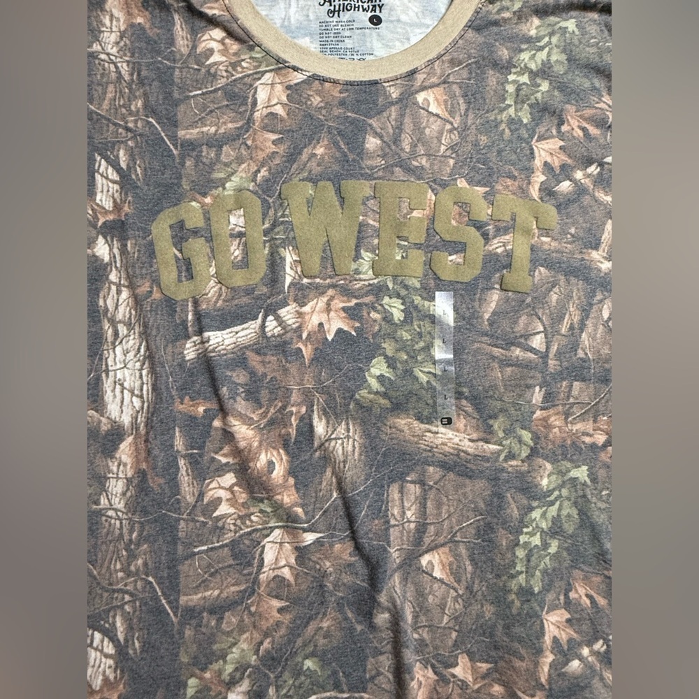 Buckle American Highway Go West Camo Graphic Tee - Picture 5 of 8